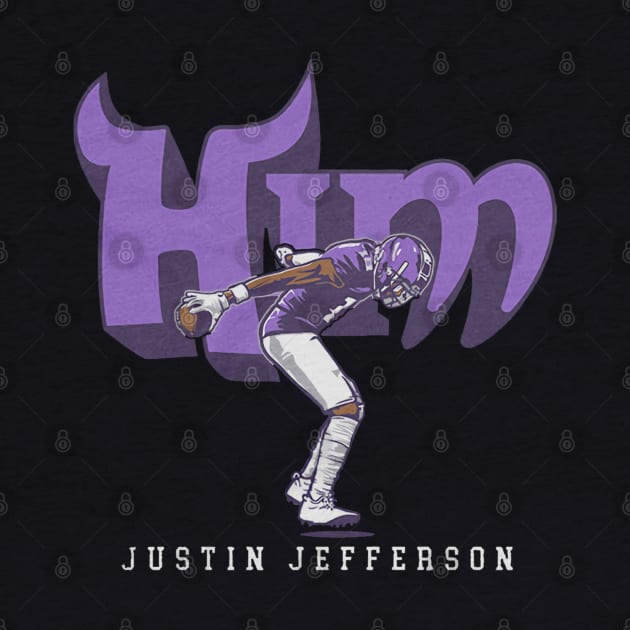 Justin Jefferson Him by Chunta_Design